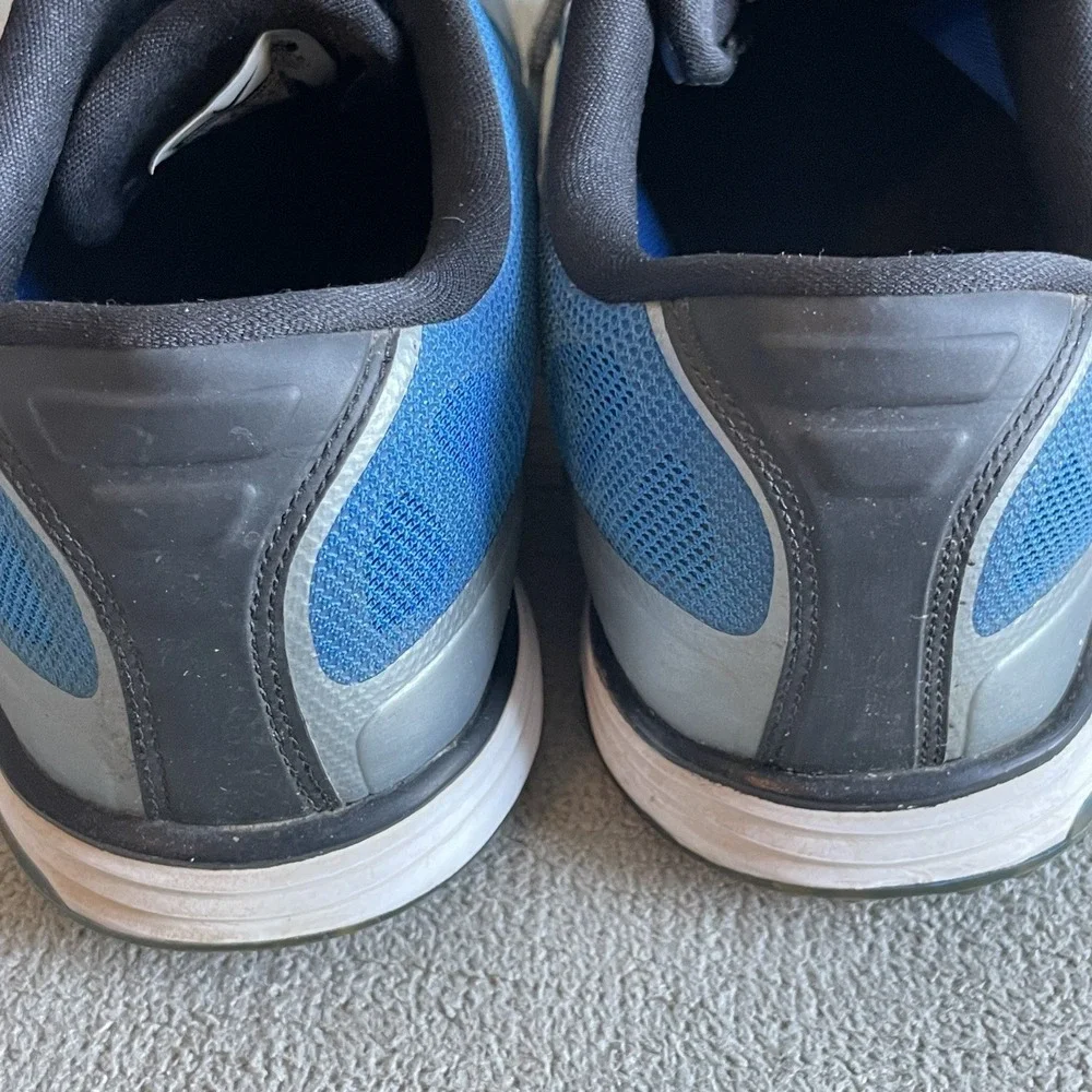 Nike 483841-400 Lunarlon Hyperfuse 2011 Blue Lace-Up‎ Golf Shoes Men's US 9.5